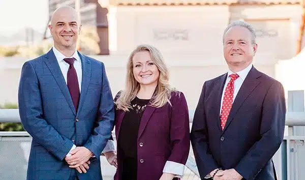 Platt & Westby, P.C. partners, Andrew Rahtz, Elizabeth Moore, and Peter H. Westby